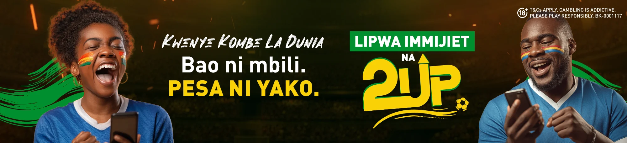 Betika World Cup 2UP — Lipwa Immijiet na 2UP