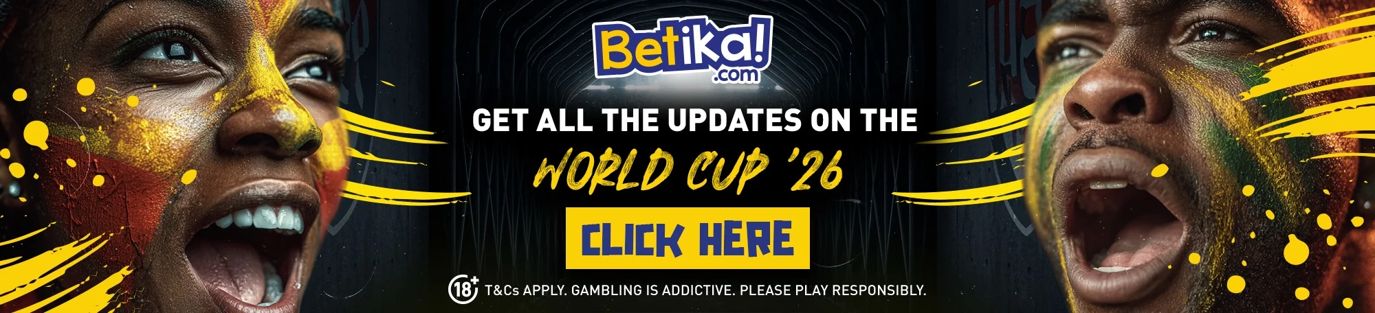 Betika World Cup 2026 updates and live odds