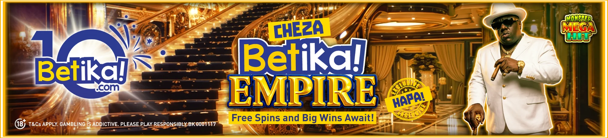 Cheza Betika Empire — Free Spins and Big Wins
